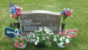 Webster Family Grave on Memorial Day